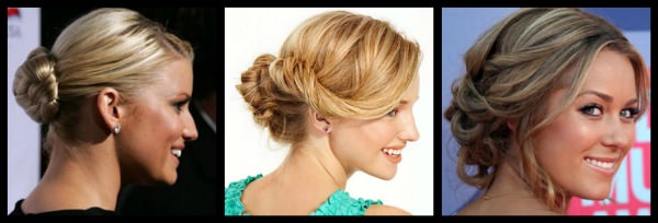 Jessica Simpson hairstyle - knots hairstyle