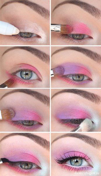 Valentine's Day eye makeup