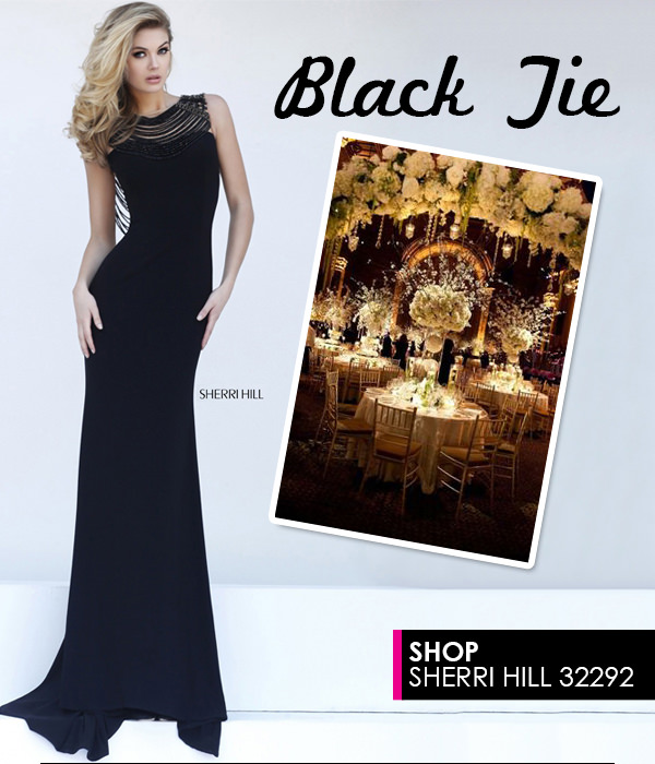 Black Tie Evening Gown Sherri Hill 32292