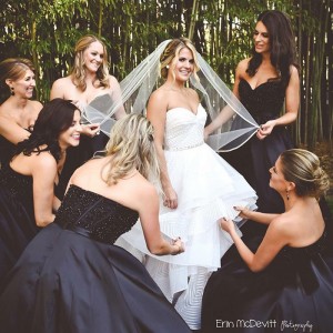 The Bride with her Bridesmaids