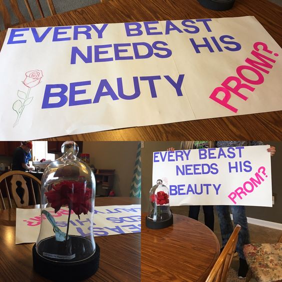 Beauty and the Beast Promposal